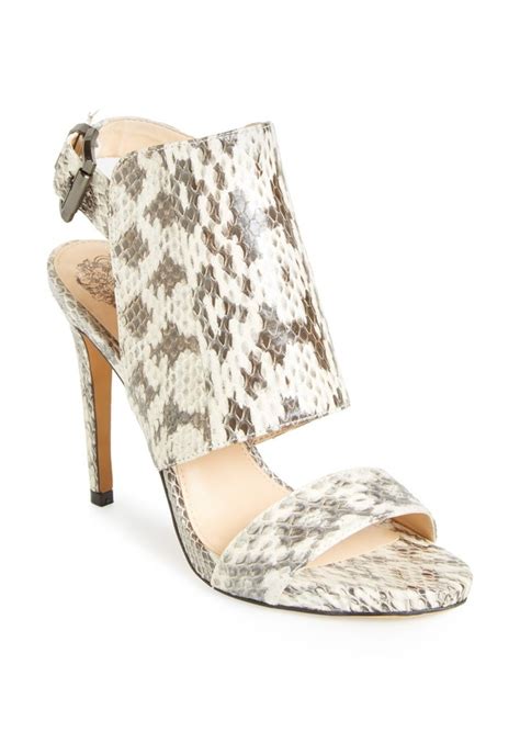 vince camuto signature embellished snake heels|vince camuto sandals.